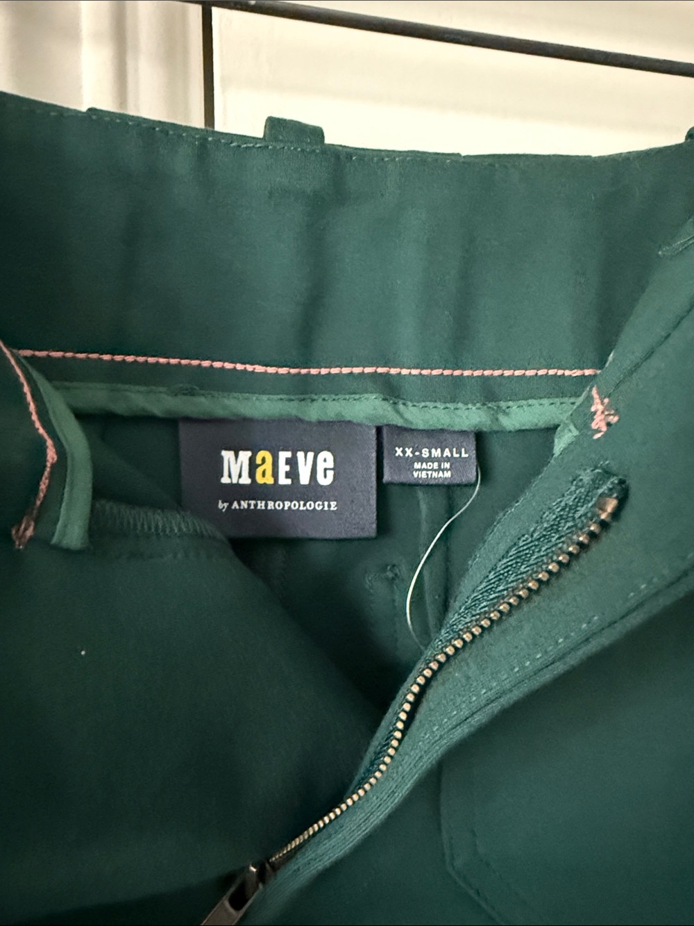 Anthropologie Maeve Colette Pencil Skirt Dark Green XXS - Picture 7 of 7